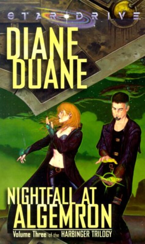 Book cover for "Nightfall at Algemron" by Diane Duane