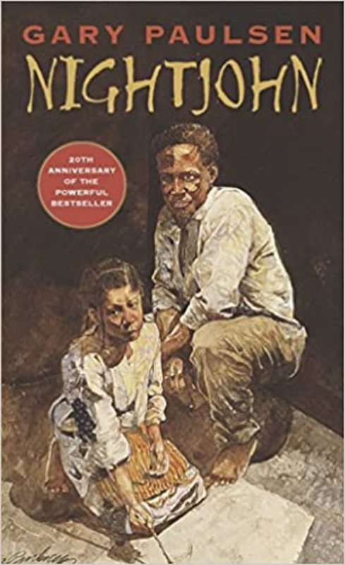 Book cover for "Nightjohn" by Gary Paulsen