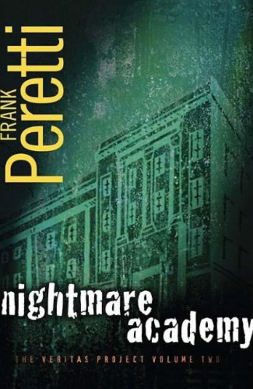 Book cover for "Nightmare Academy" by Frank E Peretti