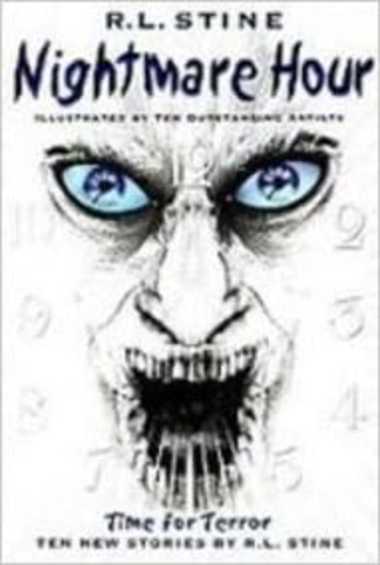 Book cover for "Nightmare Hour" by R.L. Stine