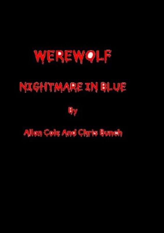 Book cover for "Nightmare In Blue" by Chris Bunch