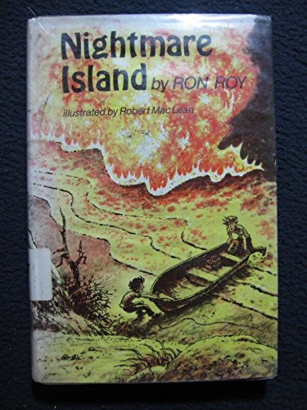 Book cover for "Nightmare Island" by Ron Roy