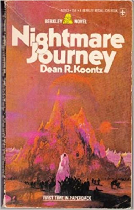 Book cover for "Nightmare Journey" by Dean Koontz