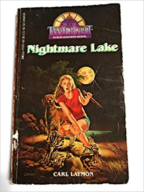 Book cover for "Nightmare Lake" by Richard Laymon