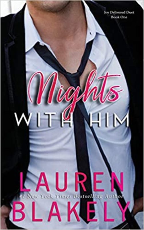 Book cover for "Nights with Him" by Lauren Blakely
