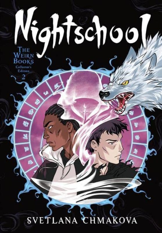 Book cover for "Nightschool: The Weirn Books Collector's Edition, Vol. 2" by Svetlana Chmakova