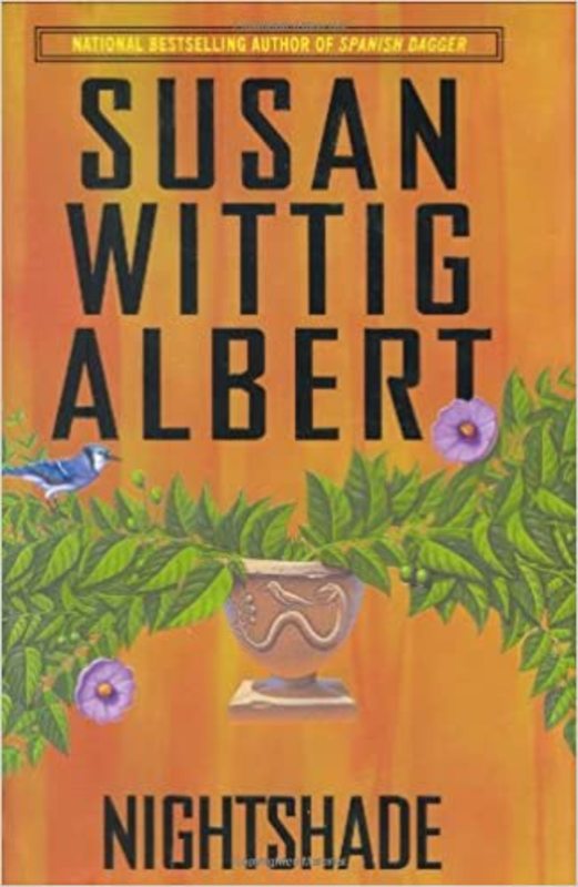 Book cover for "Nightshade" by Susan Wittig Albert