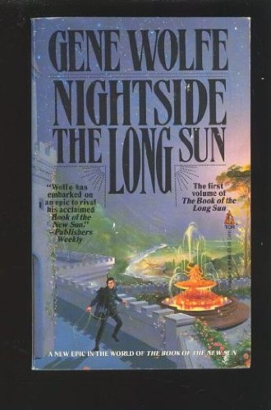 Book cover for "Nightside the Long Sun" by Gene Wolfe