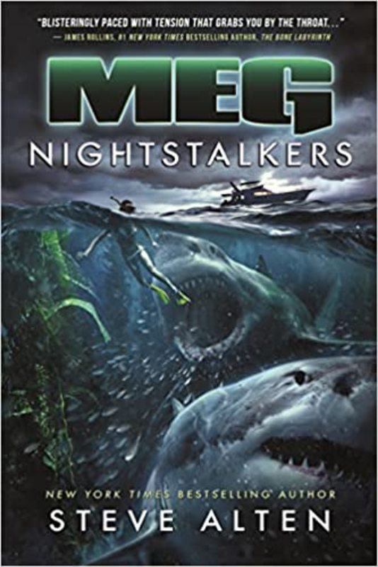 Book cover for "Nightstalkers" by Steve Alten