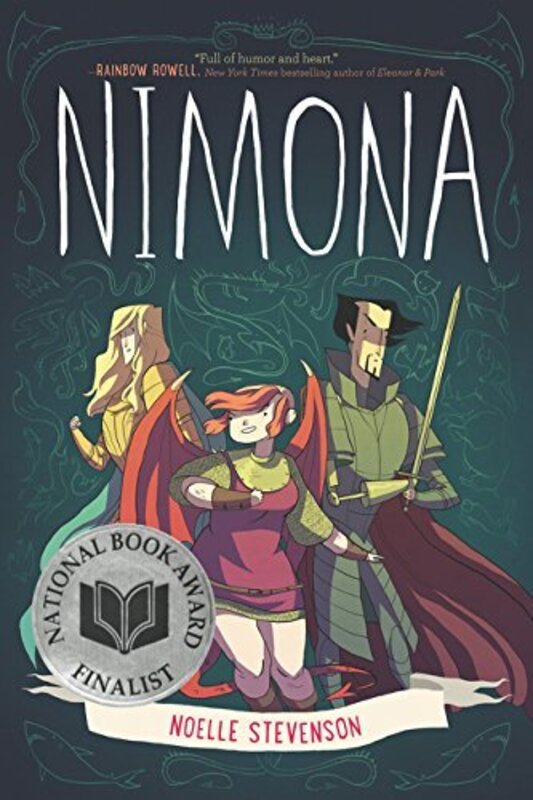 Book cover for "Nimona" by Noelle Stevenson