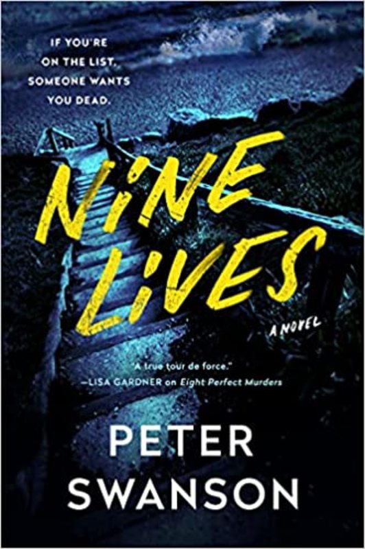 Book cover for "Nine Lives" by Peter Swanson