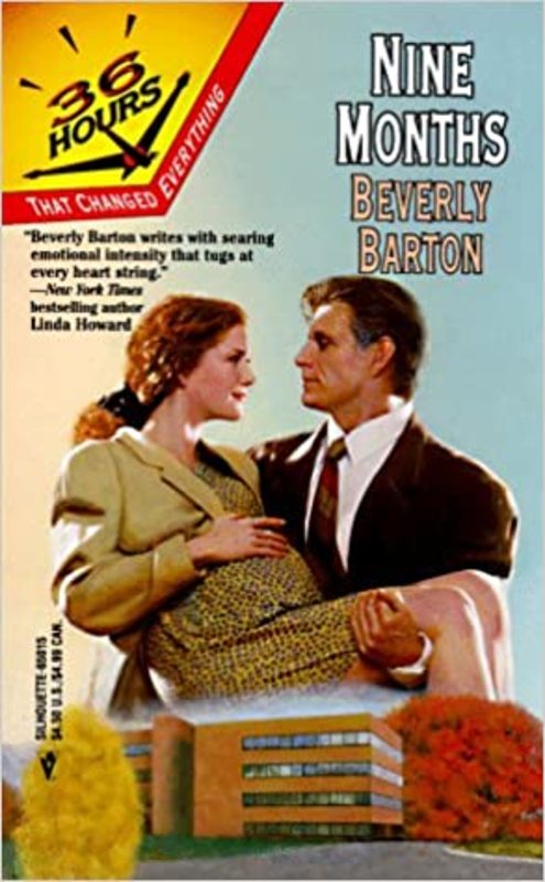 Book cover for "Nine Months" by Beverly Barton