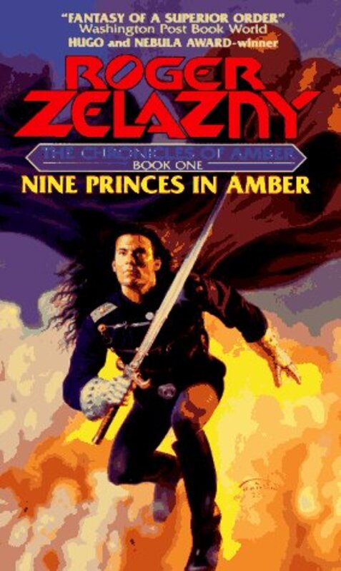 Book cover for "Nine Princes in Amber" by Roger Zelazny
