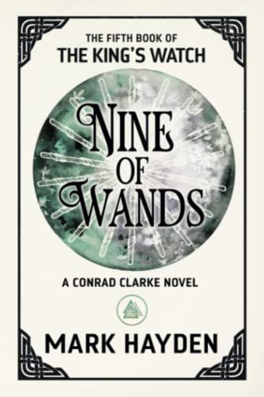 Book cover for "Nine of Wands" by Mark Hayden