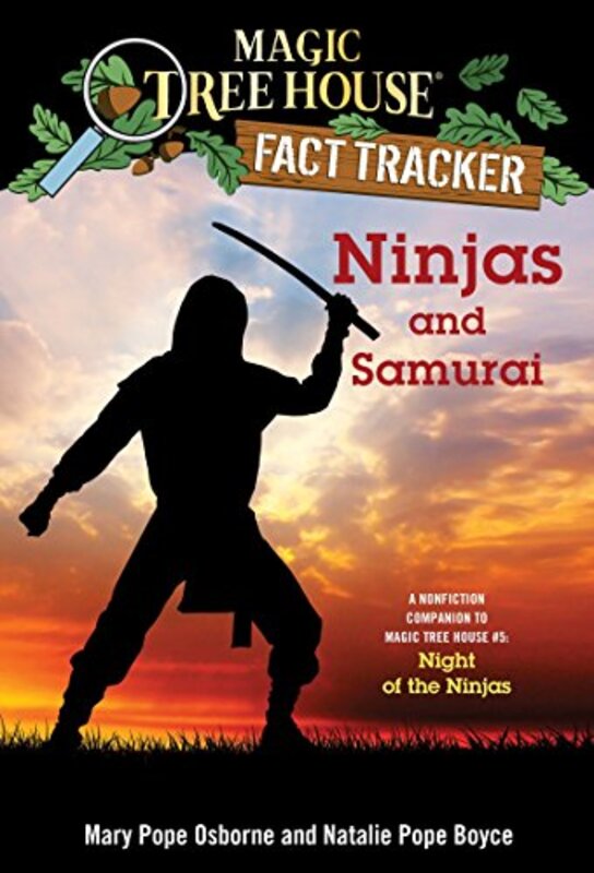 Book cover for "Ninjas and Samurai" by Mary Pope Osborne