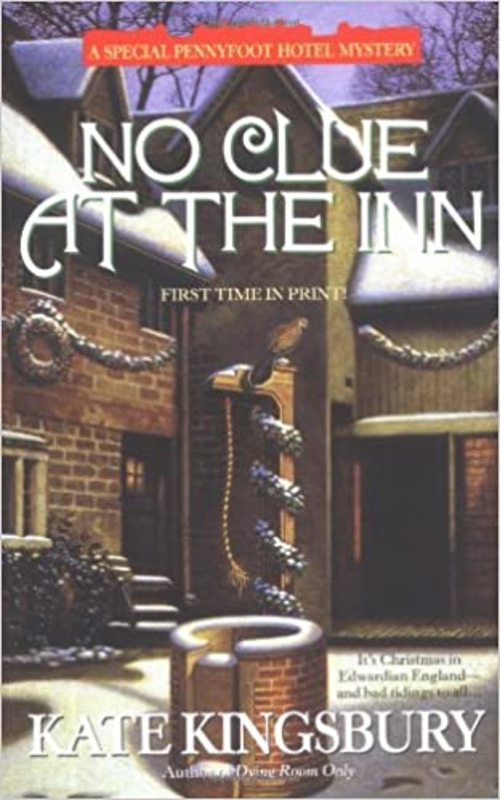 Book cover for "No Clue at the Inn" by Kate Kingsbury