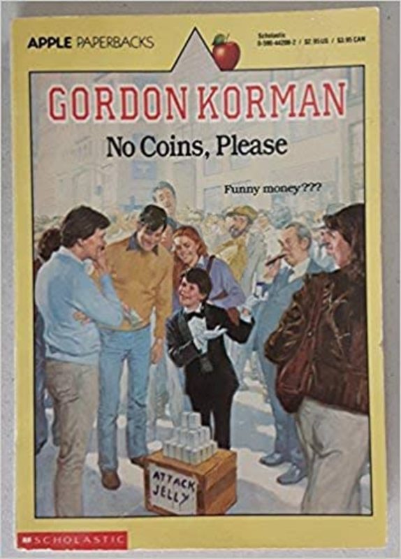 Book cover for "No Coins, Please" by Gordon Korman