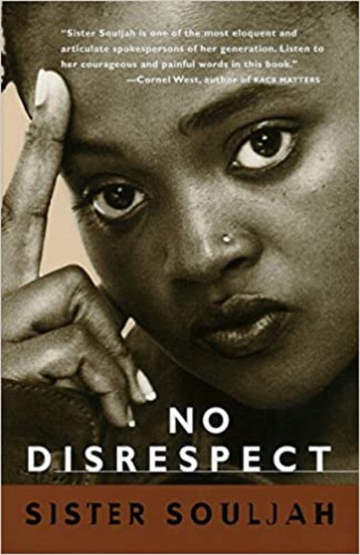 Book cover for "No Disrespect" by Sister Souljah