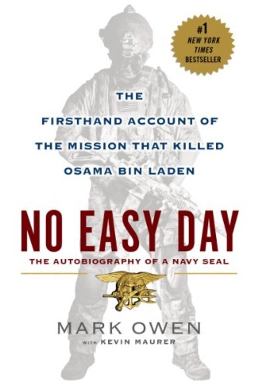Book cover for "No Easy Day" by Mark Owen