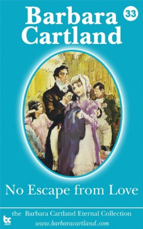 Book cover for "No Escape from Love" by Barbara Cartland