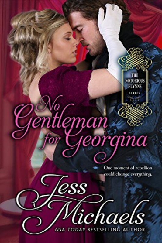 Book cover for "No Gentleman for Georgina" by Jess Michaels