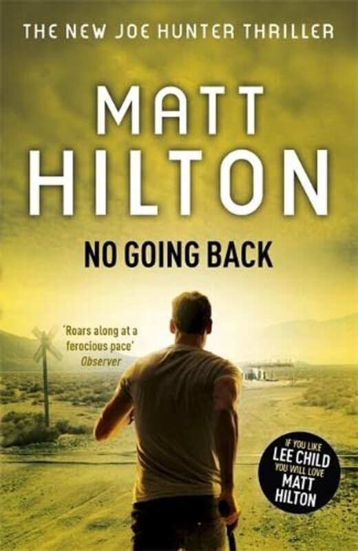 Book cover for "No Going Back" by Matt Hilton
