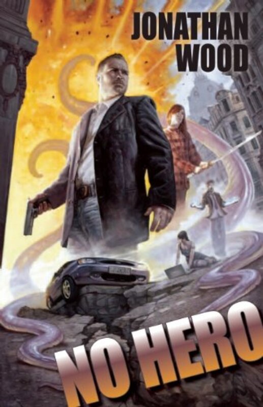 Book cover for "No Hero" by Jon Hollins
