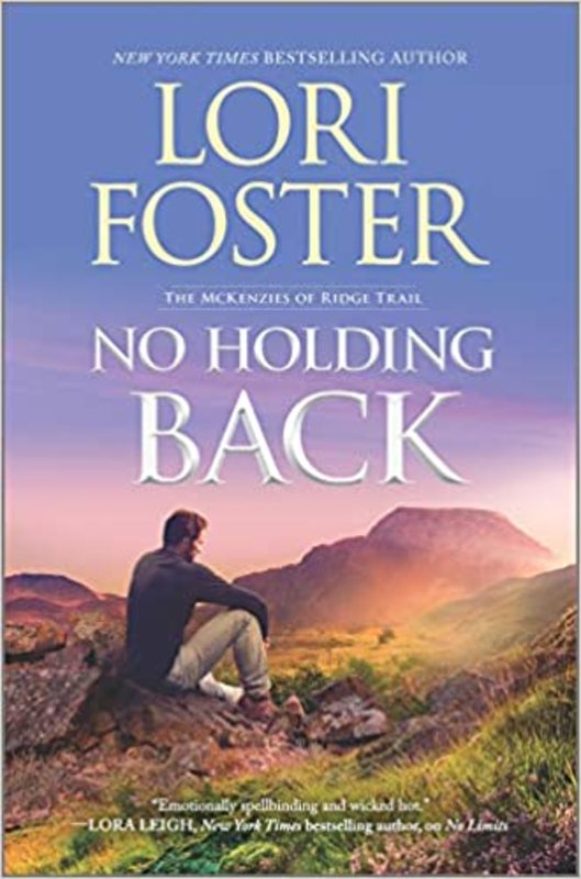 Book cover for "No Holding Back" by Lori Foster