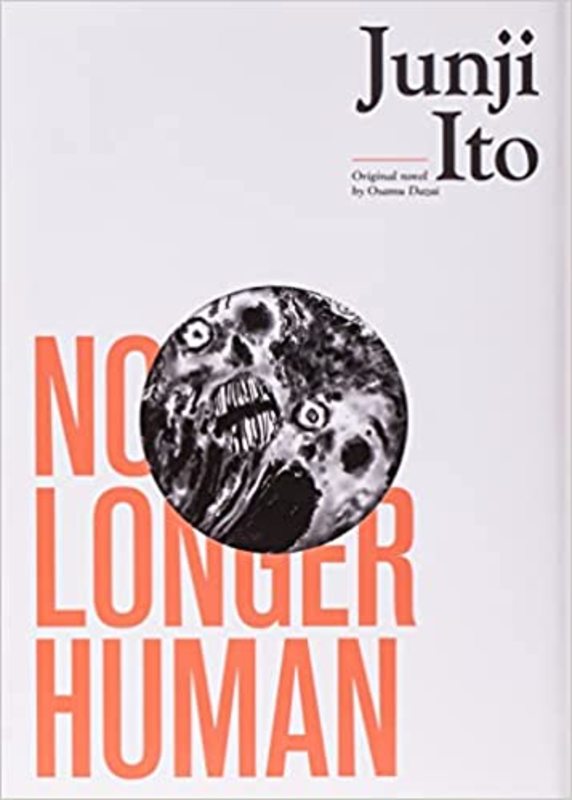 Book cover for "No Longer Human" by Junji Ito