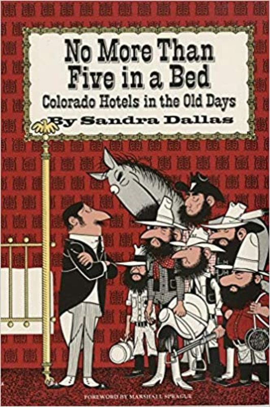Book cover for "No More Than Five in a Bed" by Sandra Dallas