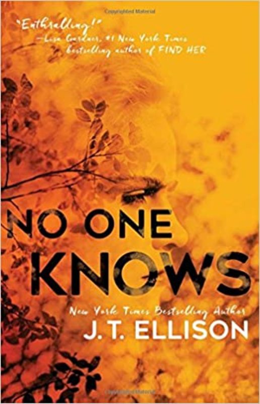 Book cover for "No One Knows" by J.T. Ellison