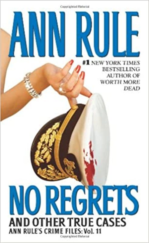 Book cover for "No Regrets and Other True Cases" by Ann Rule