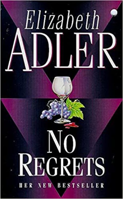 Book cover for "No Regrets" by Elizabeth Adler
