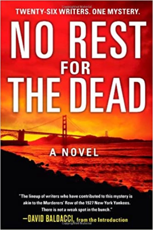 Book cover for "No Rest for the Dead" by Sandra Brown