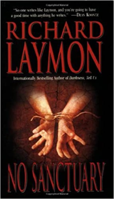 Book cover for "No Sanctuary" by Richard Laymon