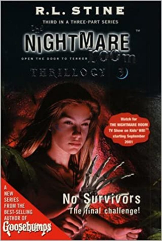 Book cover for "No Survivors" by R.L. Stine
