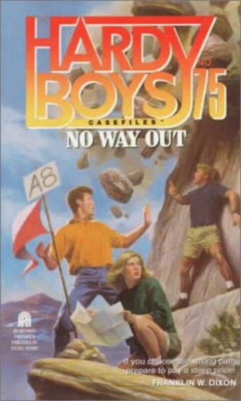 Book cover for "No Way Out" by Franklin W Dixon