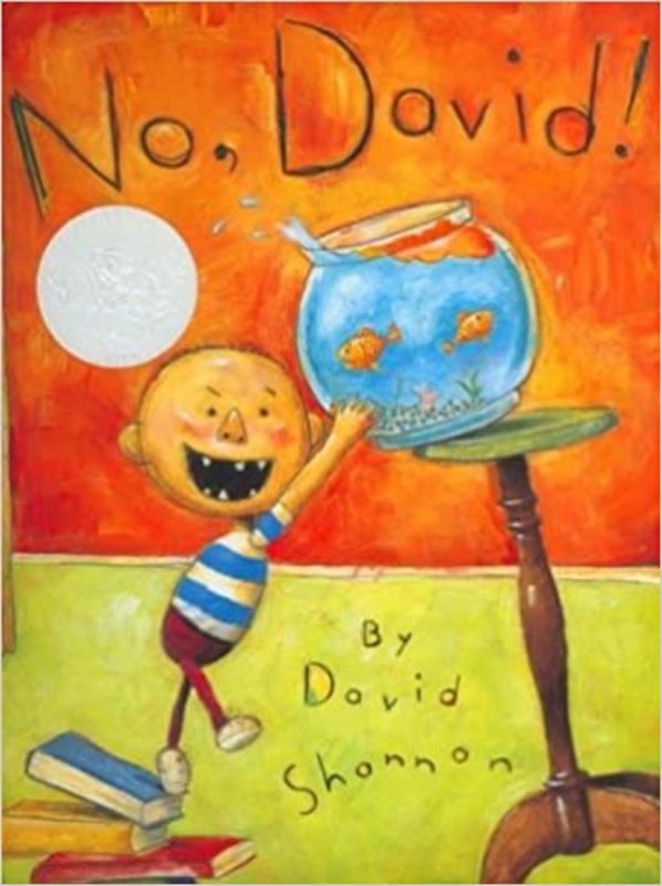 Book cover for "No, David!" by David Shannon