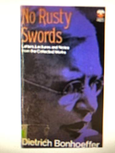 Book cover for "No Rusty Swords" by Dietrich Bonhoeffer