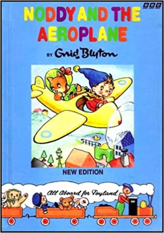 Book cover for "Noddy And The Aeroplane" by Enid Blyton
