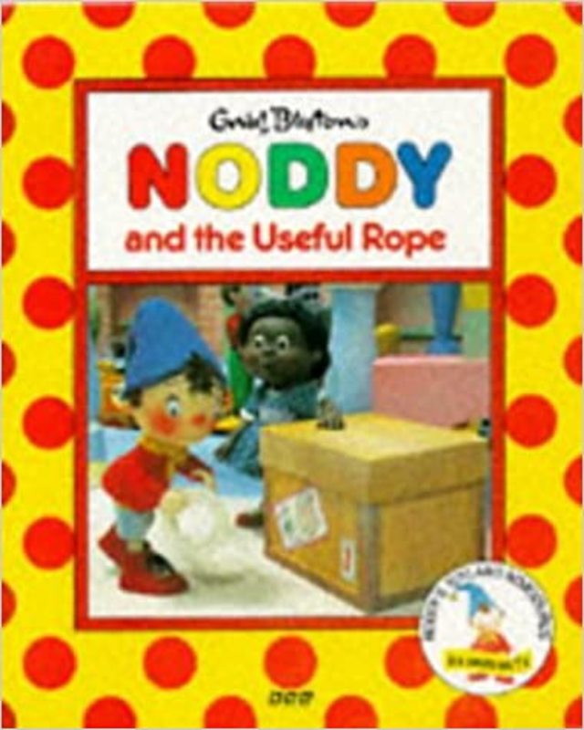 Book cover for "Noddy And The Useful Rope" by Enid Blyton