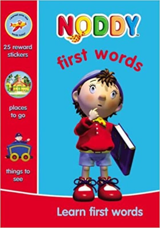 Book cover for "Noddy First Words" by Enid Blyton