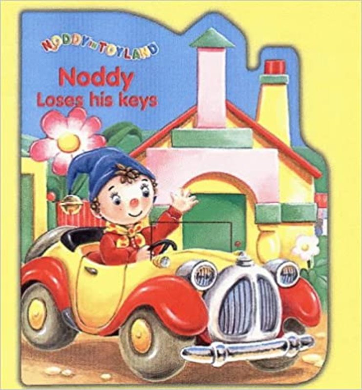 Book cover for "Noddy Loses His Keys" by Enid Blyton
