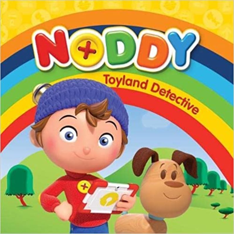 Book cover for "Noddy Toyland Detective" by Enid Blyton