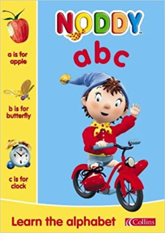 Book cover for "Noddy a b c" by Enid Blyton