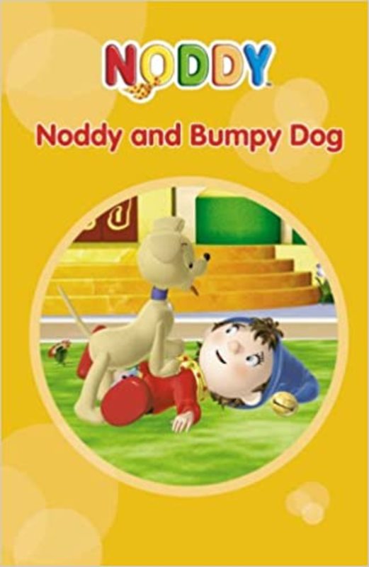 Book cover for "Noddy and Bumpy Dog" by Enid Blyton