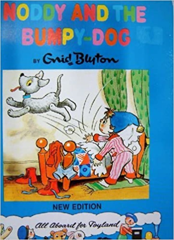 Book cover for "Noddy and the Bumpy Dog" by Enid Blyton
