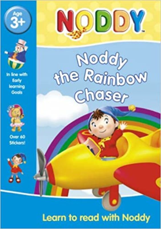 Book cover for "Noddy the Rainbow Chaser" by Enid Blyton