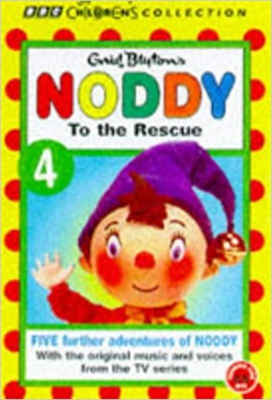 Book cover for "Noddy to the Rescue" by Enid Blyton
