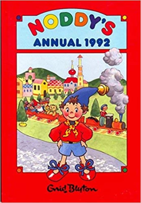 Book cover for "Noddy's Annual" by Enid Blyton